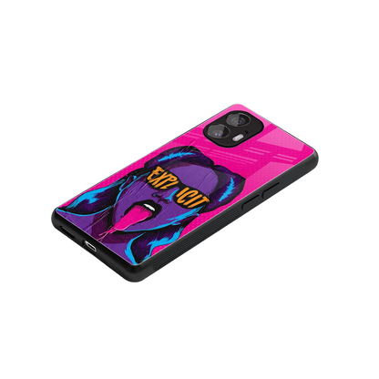 Explicit stylish phone case for nothing phone 2 | glossy glass and slim fit