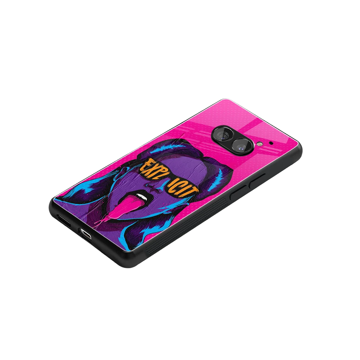 Explicit stylish phone case for nothing phone 2a | glossy glass and slim fit