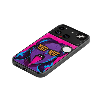 Explicit stylish phone case for nothing phone 3 | glossy glass and slim fit