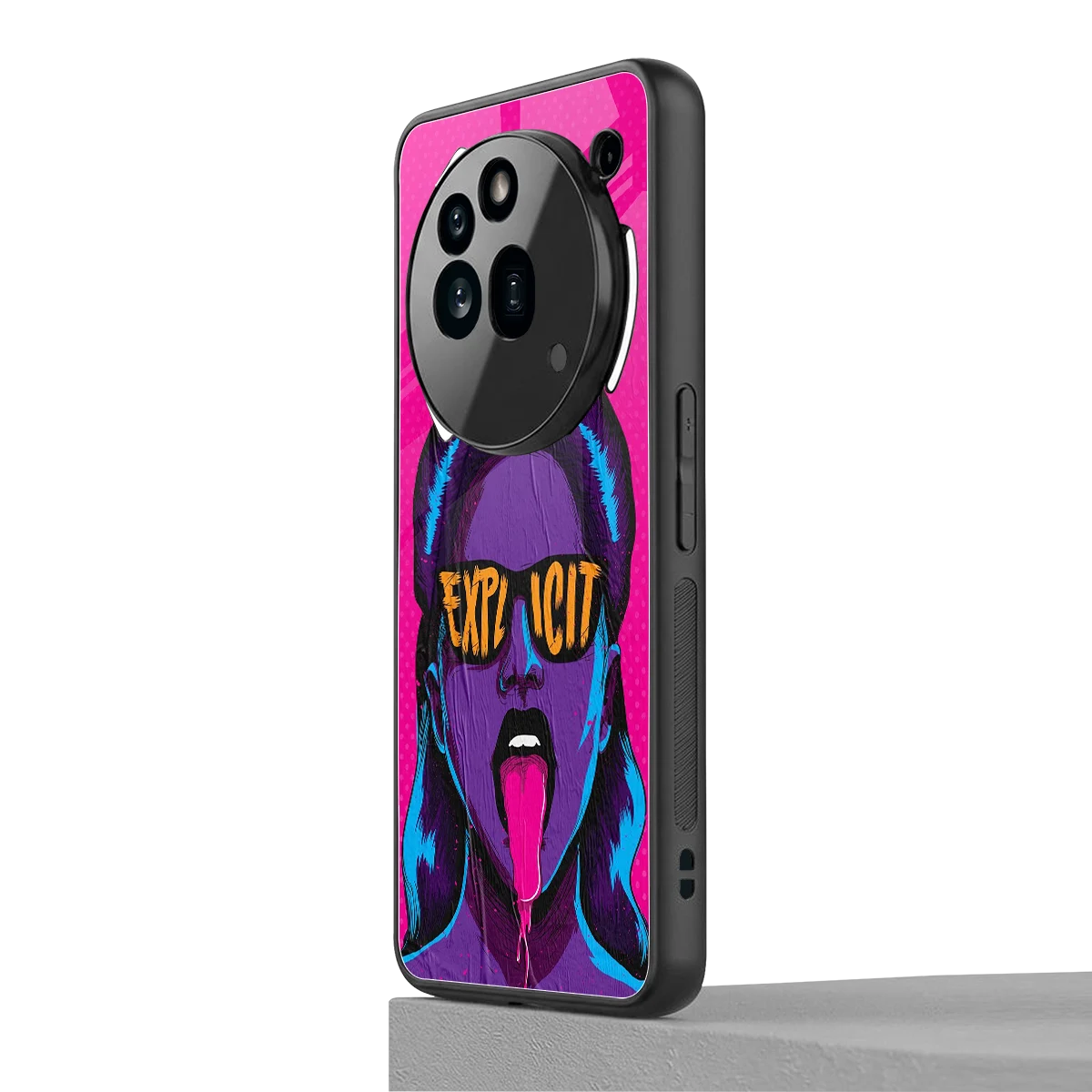 Explicit nothing phone 3a pro mobile cover | shockproof glass phone case