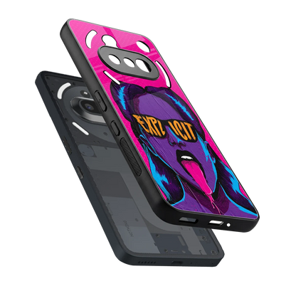 Explicit sleek nothing phone 3a cover with tempered glass back and TPU edges