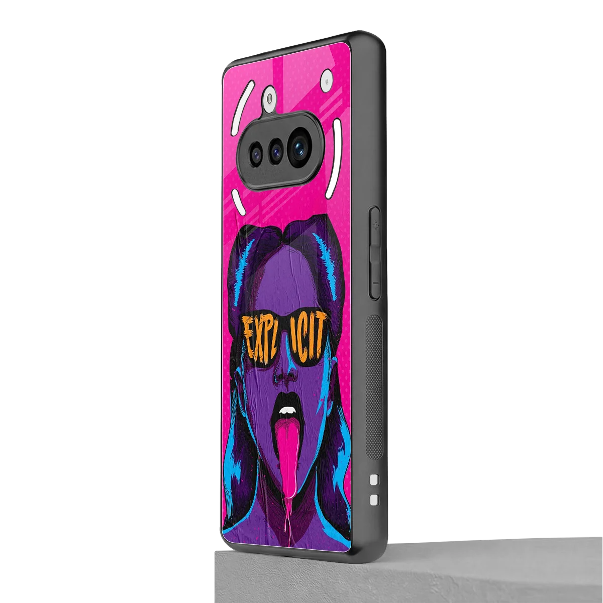 Explicit nothing phone 3a mobile cover | shockproof glass phone case