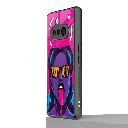 Explicit nothing phone 3a mobile cover | shockproof glass phone case