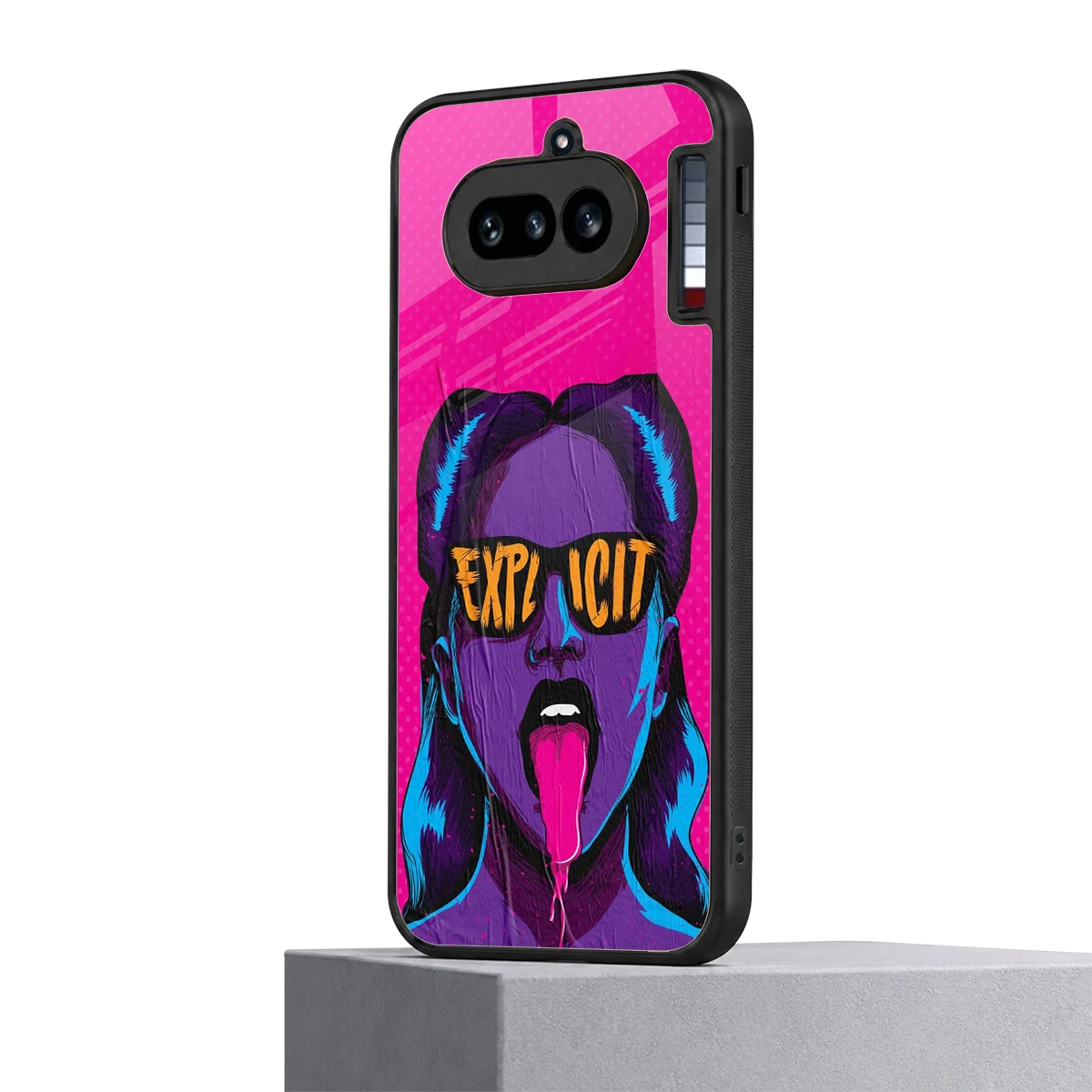Explicit nothing phone 4a mobile cover | shockproof glass phone case