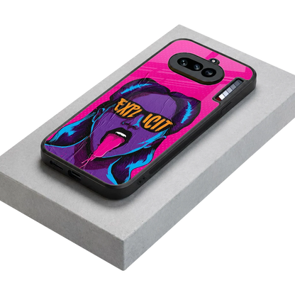 Explicit stylish phone case for nothing phone 4a | glossy glass and slim fit