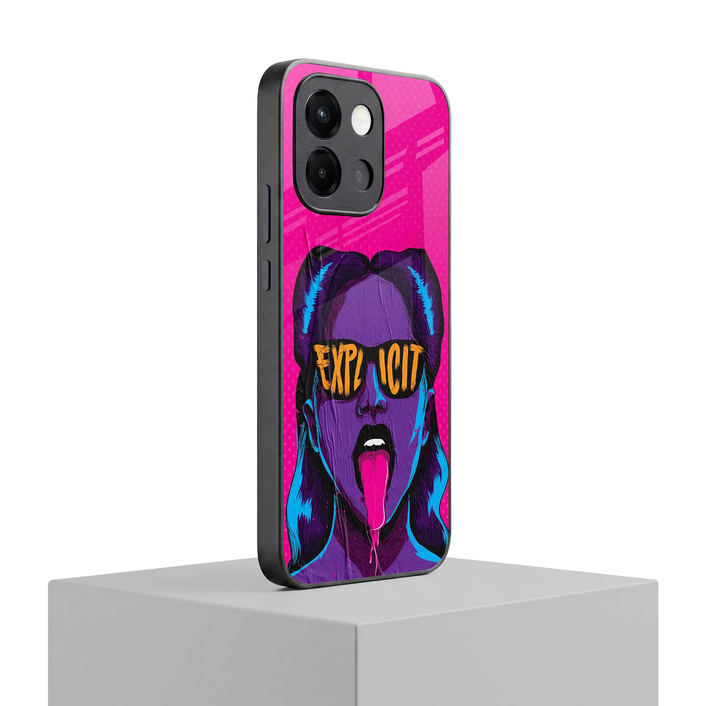 Explicit oneplus 13s mobile cover | shockproof glass phone case