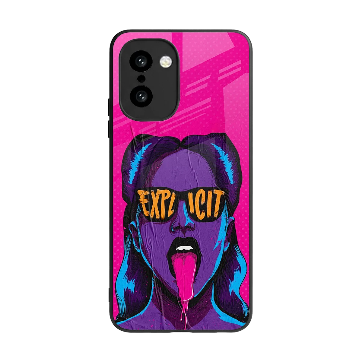 Explicit back phone cover | glass case for oneplus 15r
