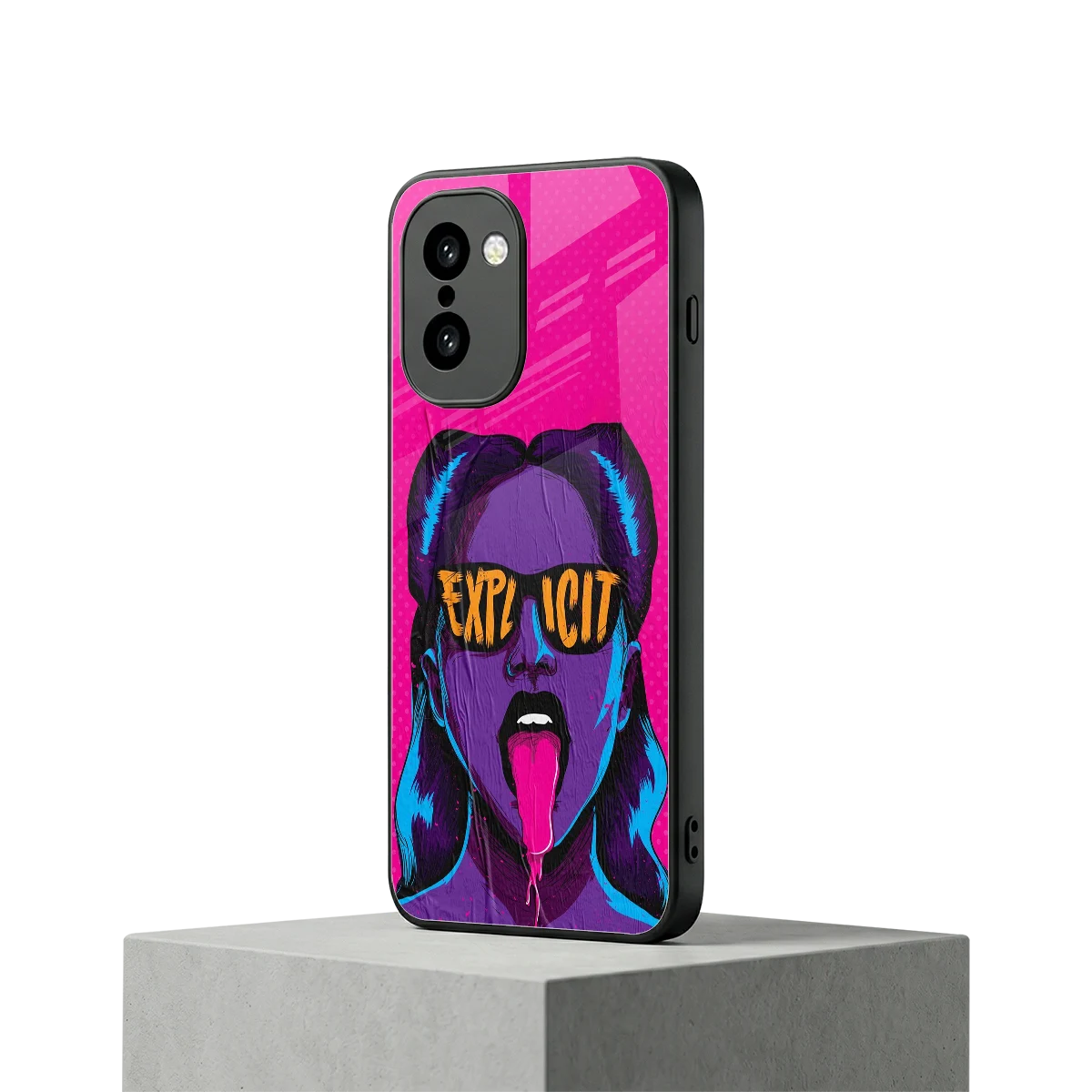 Explicit oneplus 15r mobile cover | shockproof glass phone case