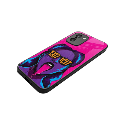 Explicit stylish phone case for oneplus 15r | glossy glass and slim fit