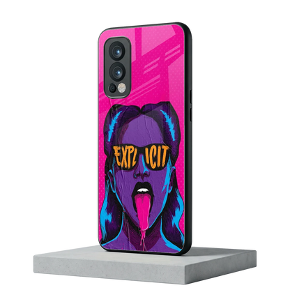 Explicit oneplus nord 2 mobile cover | shockproof glass phone case