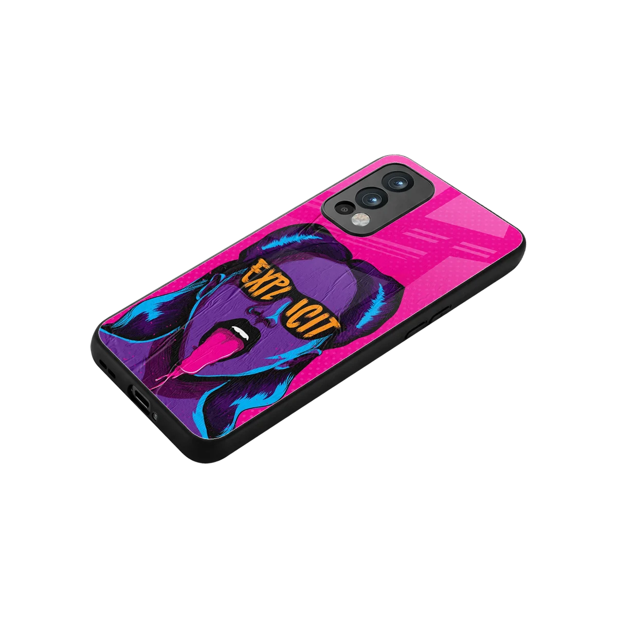 Explicit stylish phone case for oneplus nord 2 | glossy glass and slim fit