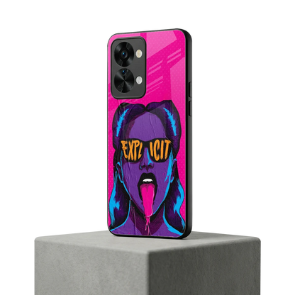 Explicit oneplus nord 2t mobile cover | shockproof glass phone case