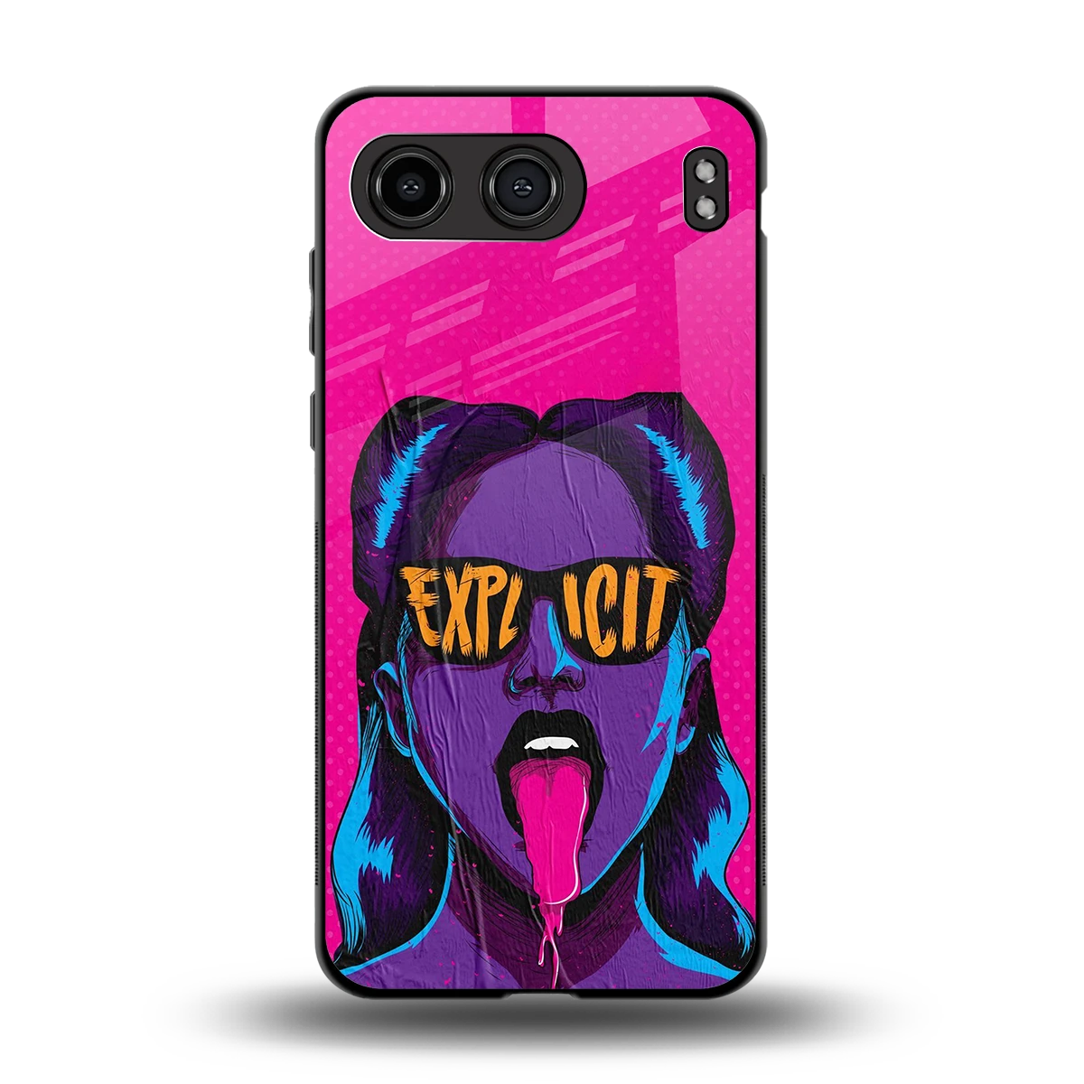 Explicit back phone cover | glass case for oneplus nord 4