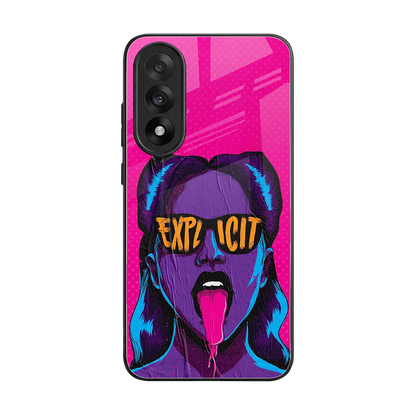 Explicit back phone cover | glass case for oneplus nord 5