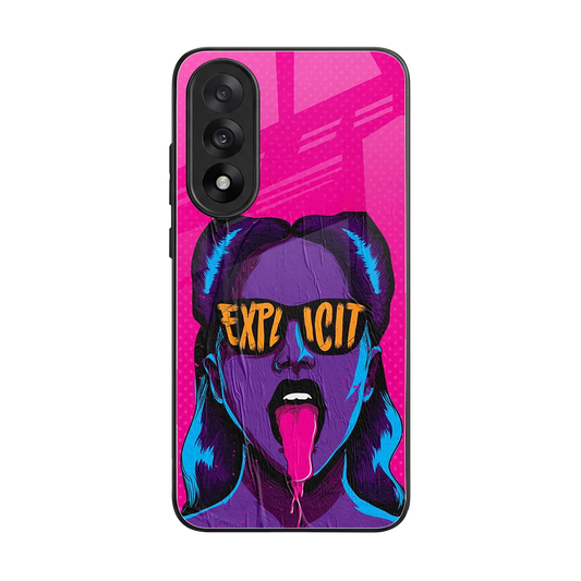 Explicit back phone cover | glass case for oneplus nord 5