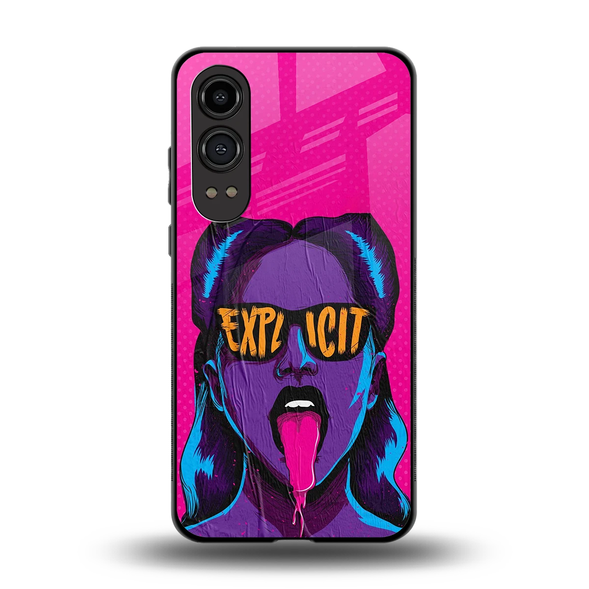 Explicit back phone cover | glass case for oneplus nord ce 4 lite