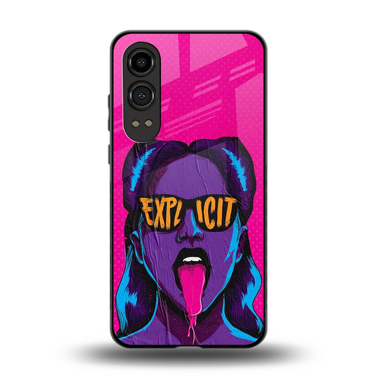 Explicit back phone cover | glass case for oneplus nord ce 4 lite