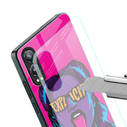 Explicit stylish phone case for oneplus nord ce 4 lite | glossy glass and slim fit