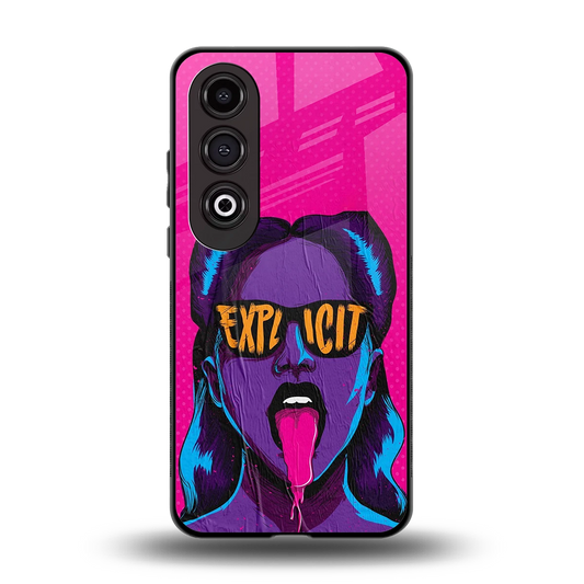 Explicit back phone cover | glass case for oneplus nord ce 4
