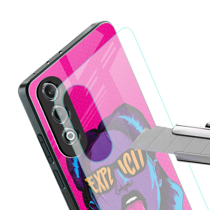 Explicit stylish phone case for oneplus nord ce 4 | glossy glass and slim fit