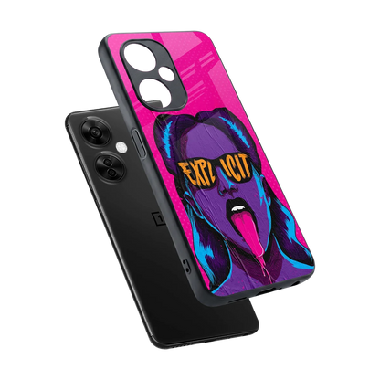 Explicit sleek oneplus nord ce 3 lite cover with tempered glass back and TPU edges