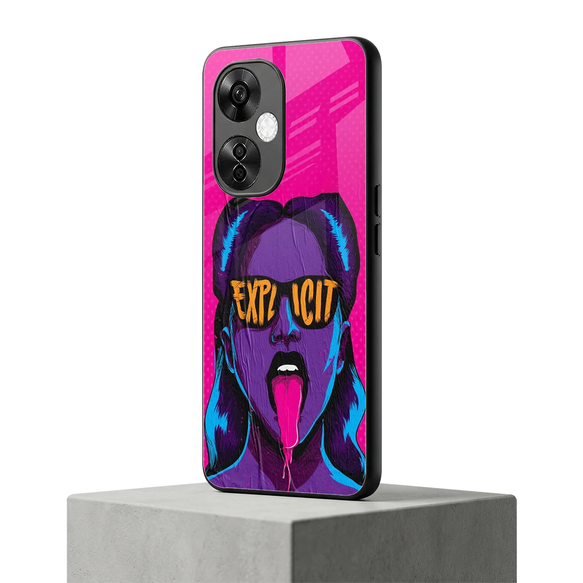 Explicit oneplus nord ce 3 lite mobile cover | shockproof glass phone case