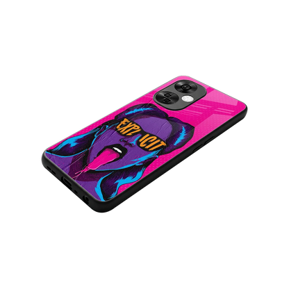 Explicit stylish phone case for oneplus nord ce 3 lite | glossy glass and slim fit