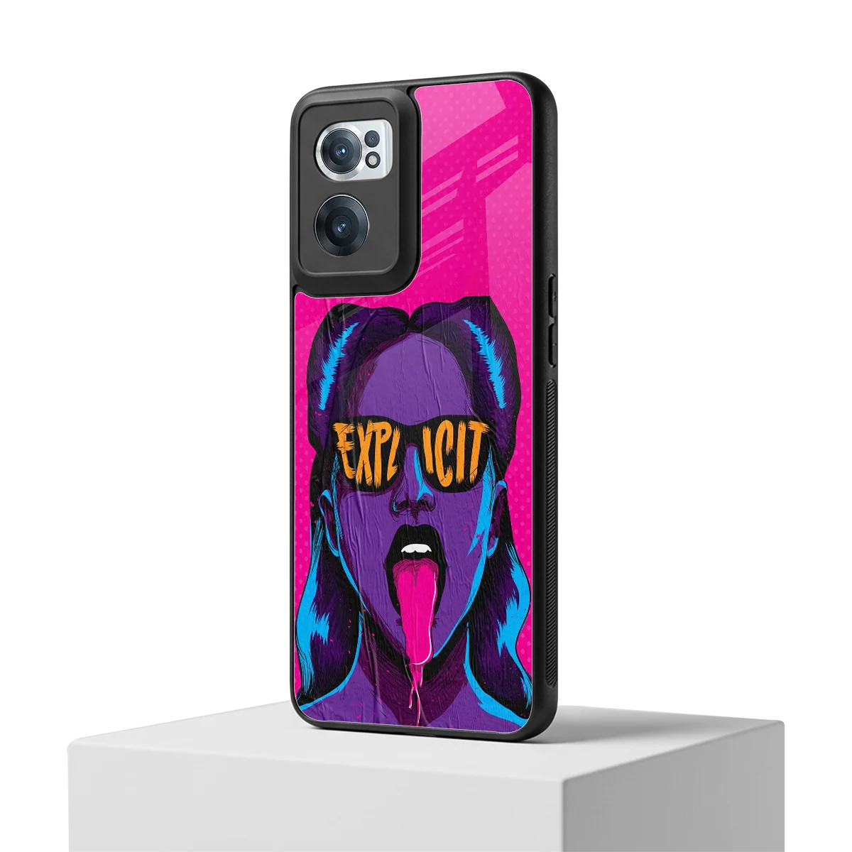 Explicit oneplus nord ce 2 mobile cover | shockproof glass phone case