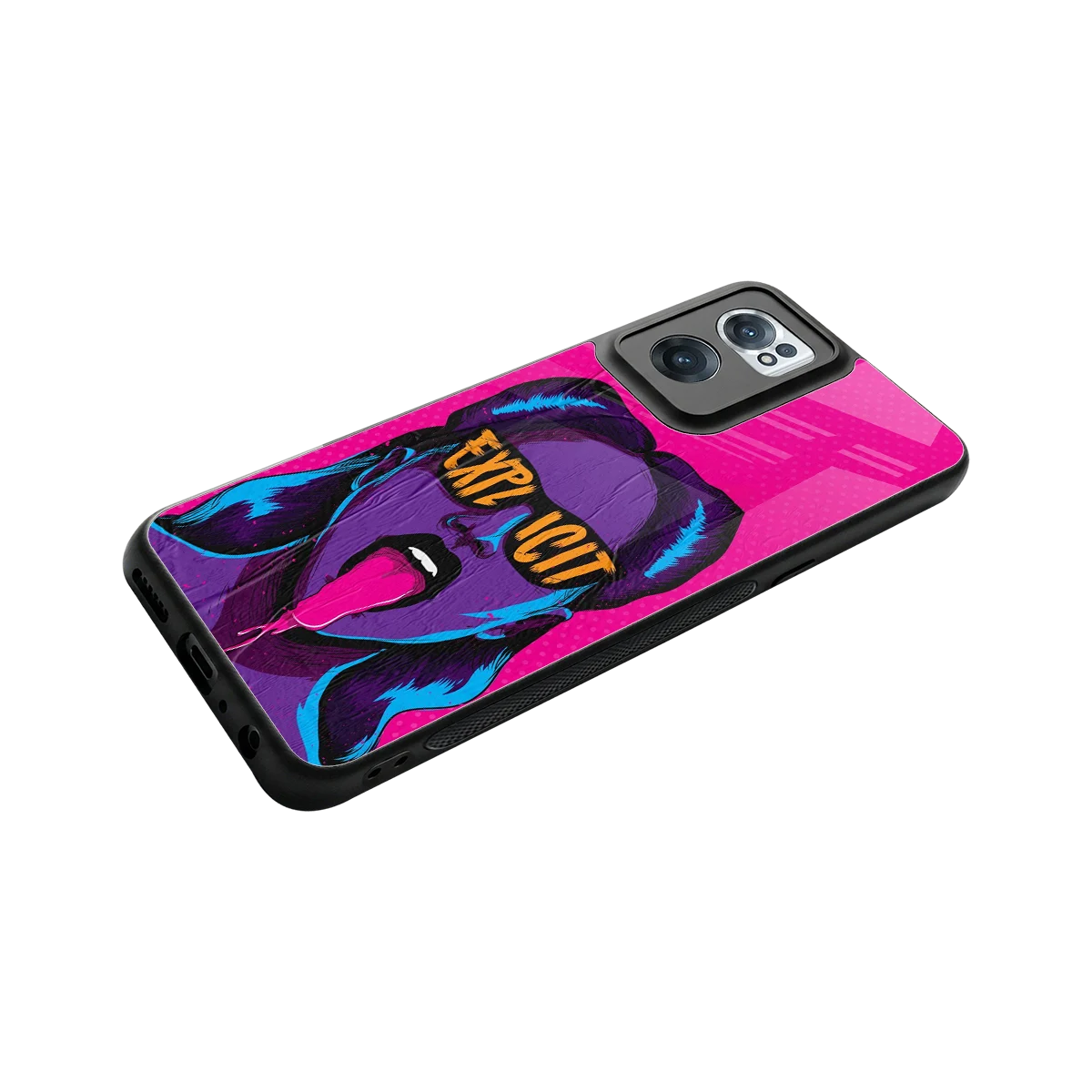 Explicit stylish phone case for oneplus nord ce 2 | glossy glass and slim fit