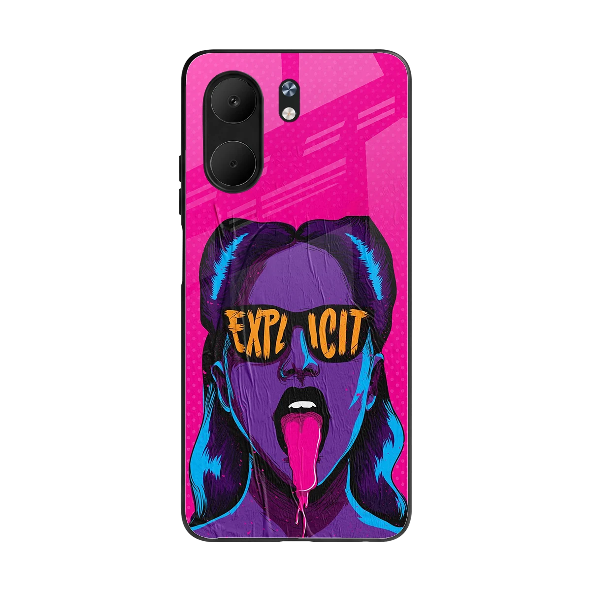 Explicit back phone cover | glass case for oppo a5x 5g