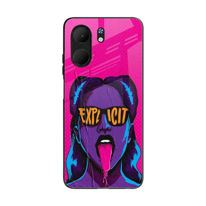 Explicit back phone cover | glass case for oppo a5x 5g