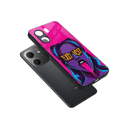 Explicit sleek oppo a5x 5g cover with tempered glass back and TPU edges