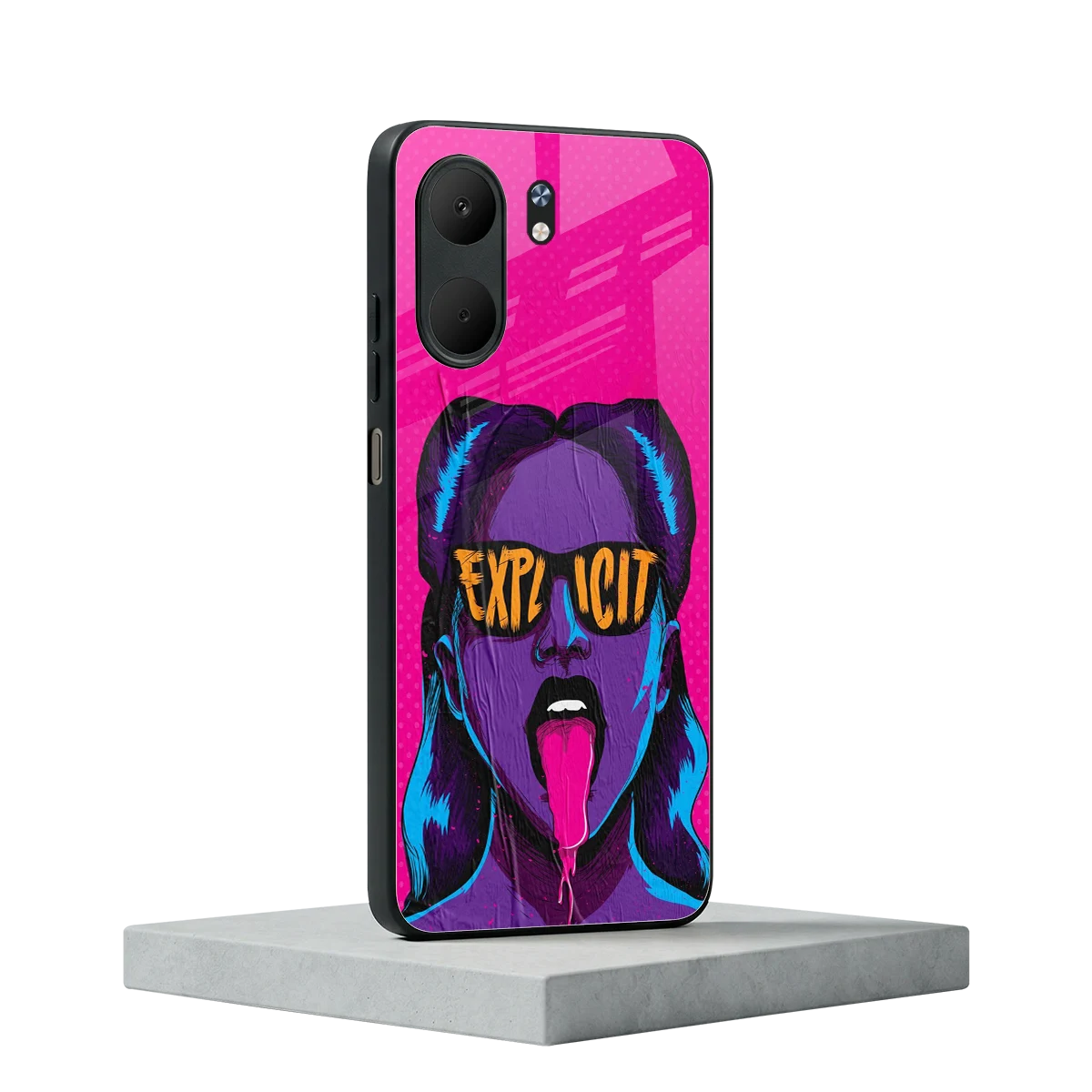 Explicit oppo a5x 5g mobile cover | shockproof glass phone case