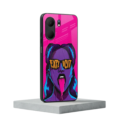 Explicit oppo a5x 5g mobile cover | shockproof glass phone case