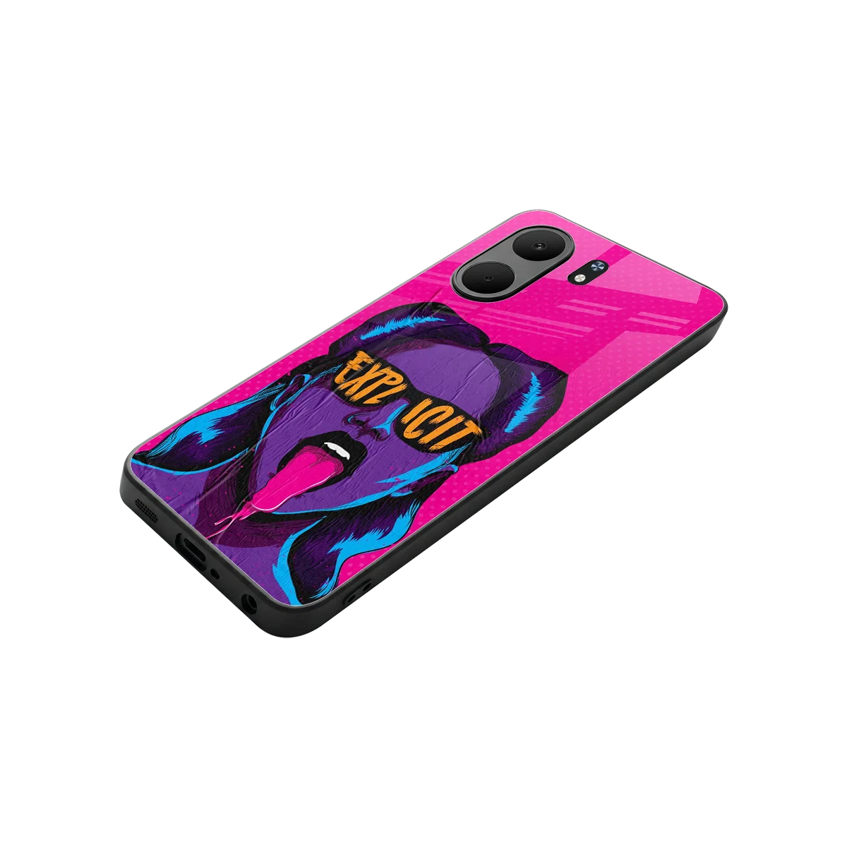 Explicit stylish phone case for oppo a5x 5g | glossy glass and slim fit