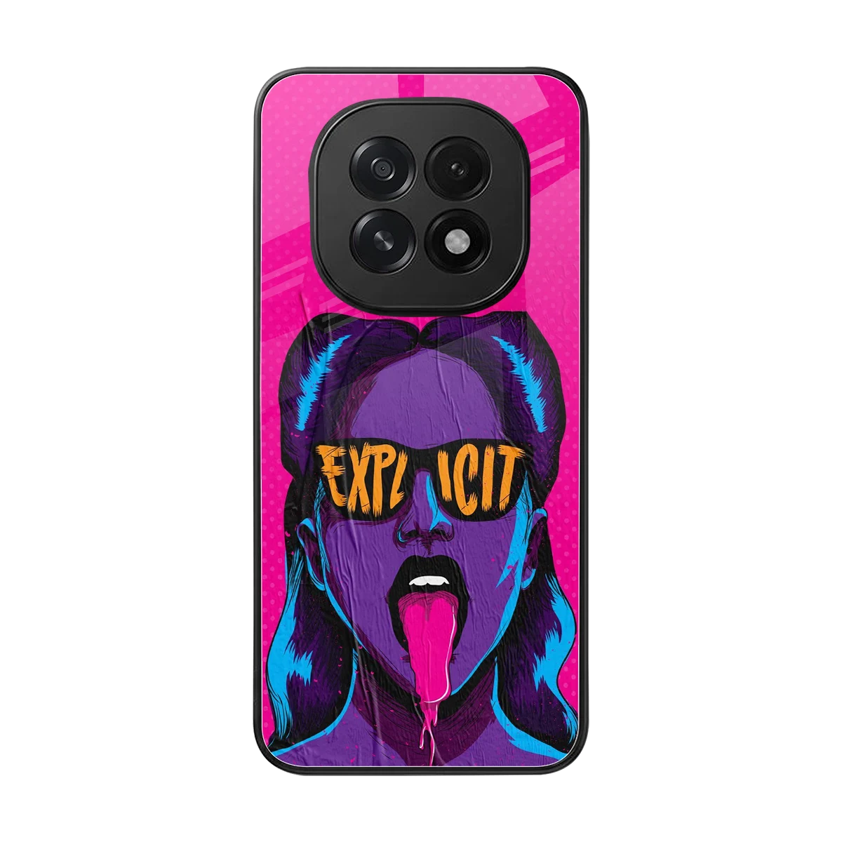 Explicit back phone cover | glass case for oppo f29 5g