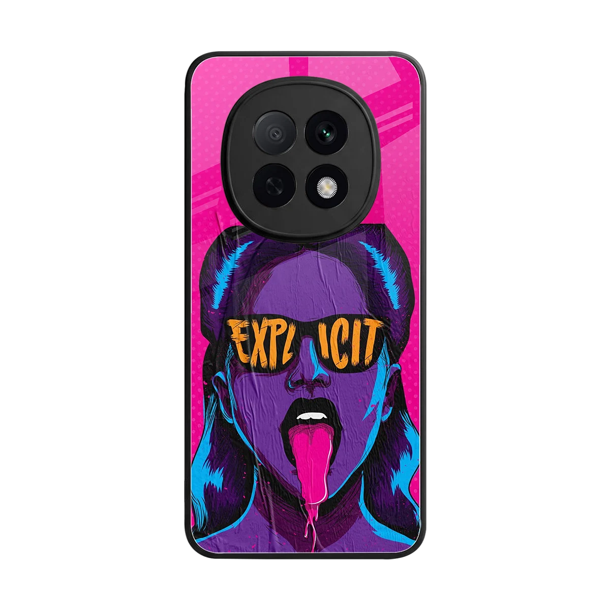 Explicit back phone cover | glass case for oppo f29 pro 5g