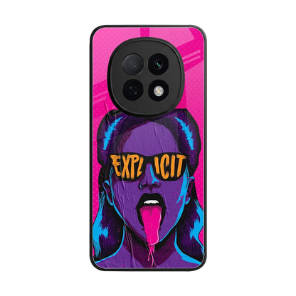 Explicit back phone cover | glass case for oppo f29 pro 5g