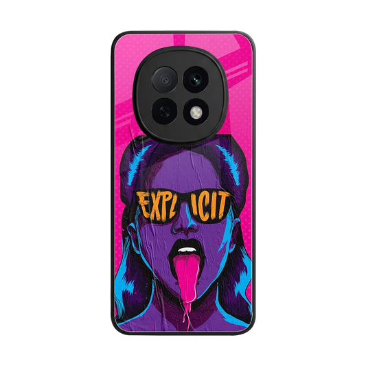 Explicit back phone cover | glass case for oppo f29 pro 5g