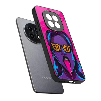 Explicit sleek oppo f29 pro 5g cover with tempered glass back and TPU edges