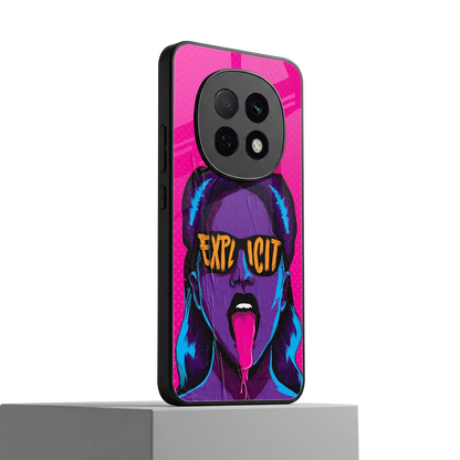 Explicit oppo f29 pro 5g mobile cover | shockproof glass phone case