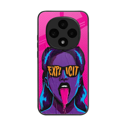 Explicit back phone cover | glass case for oppo f31 pro 5g