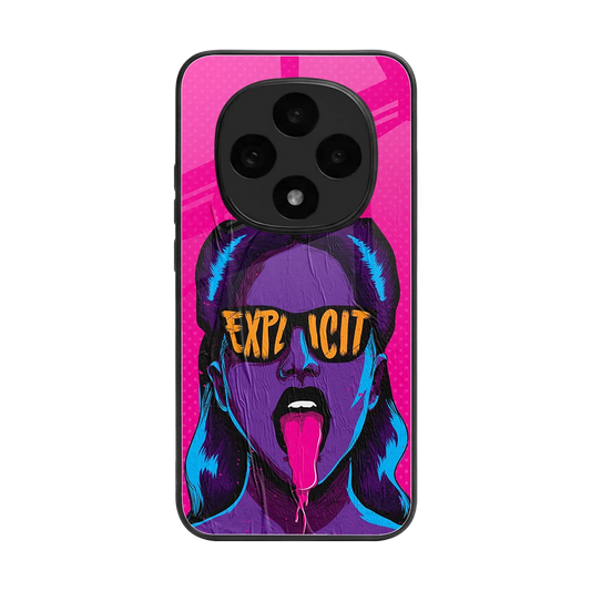 Explicit back phone cover | glass case for oppo f31 pro 5g