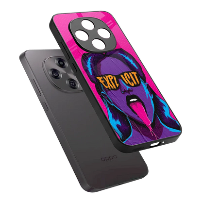 Explicit sleek oppo f31 pro 5g cover with tempered glass back and TPU edges