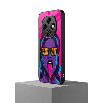 Explicit oppo f31 pro 5g mobile cover | shockproof glass phone case