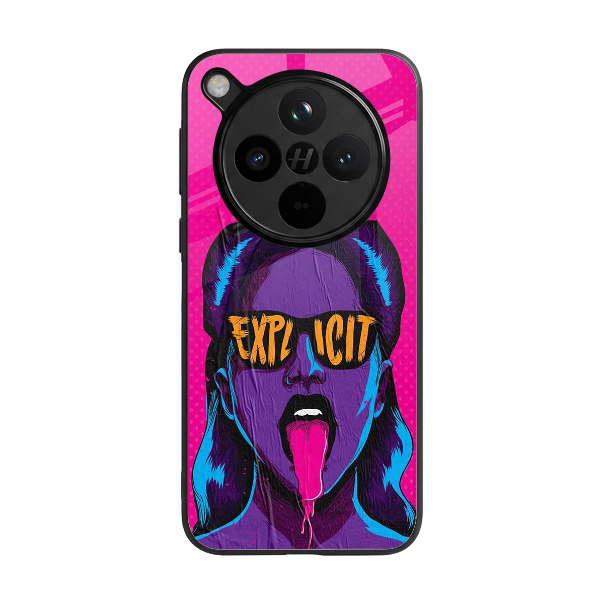 Explicit back phone cover | glass case for oppo find x8