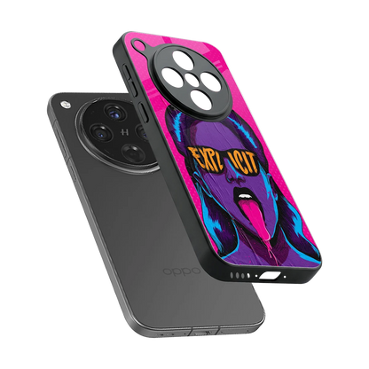 Explicit sleek oppo find x8 cover with tempered glass back and TPU edges