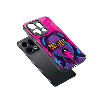 Explicit sleek oppo find x9 cover with tempered glass back and TPU edges
