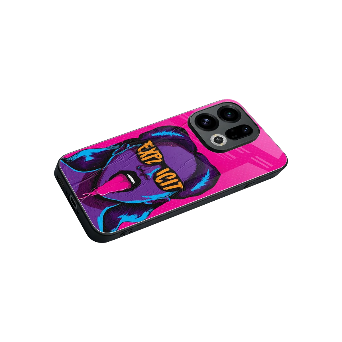 Explicit stylish phone case for oppo find x9 | glossy glass and slim fit