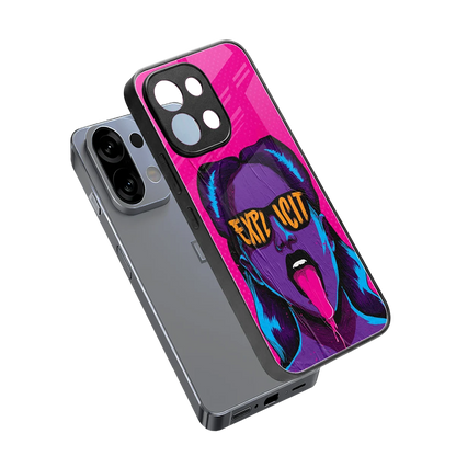 Explicit sleek oppo k13 5g cover with tempered glass back and TPU edges